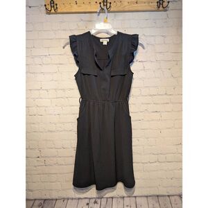 Monteau black sleeveless dress size medium